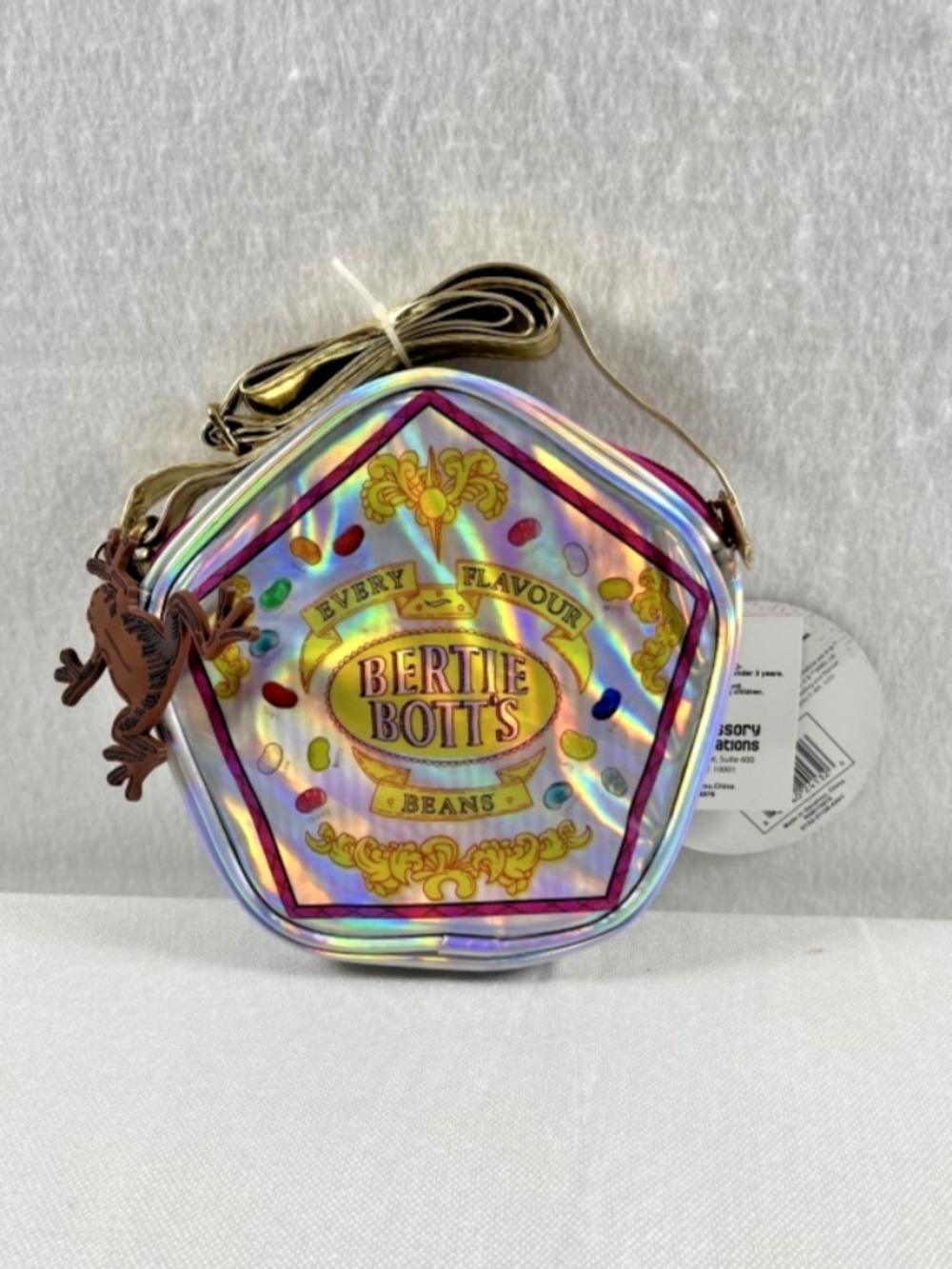 NEW * Harry Potter Honeydukes Bertie Botts Metallic Mini Bag Chocolate Frog RARE